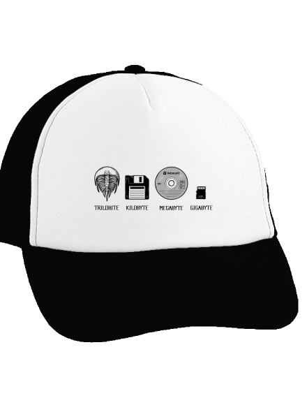 Trilobite kšiltovka truckerka Black cap
