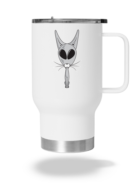 Mimozemská kočka termohrnek White