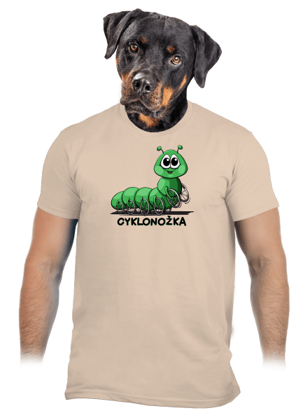 Cyklonožka pánské tričko Sand