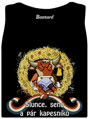 Slunce, seno a pár kapesníků dámské tílko klasické Black