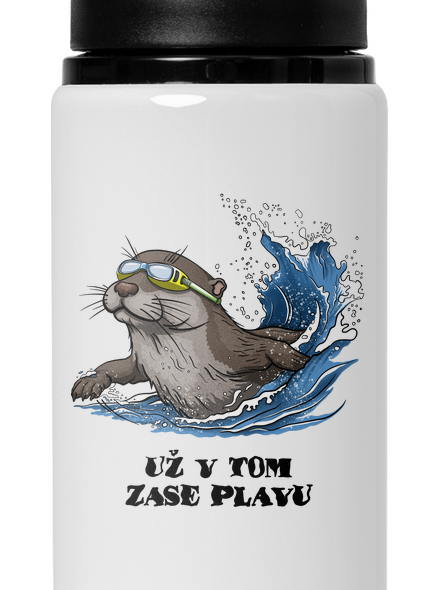 Už v tom zase plavu lahev na vodu White