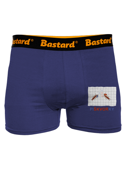 Škvoří piškvorky boxerky Blue Navy