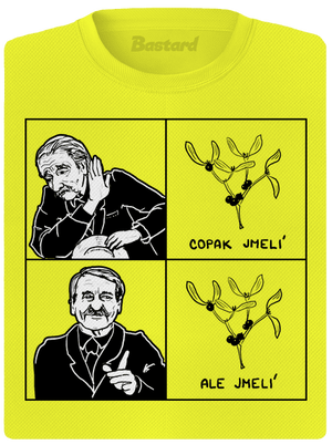 Cimrman: Copak jmelí dámské sportovní tričko Neon Yellow