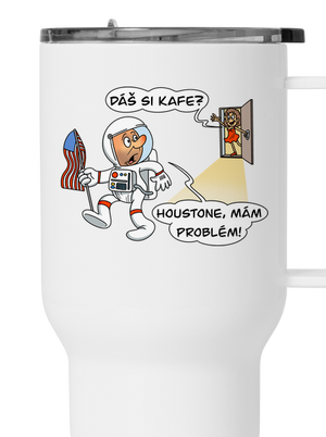 Houstone, mám problém! termohrnek White