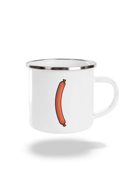 Párek a rohlík plecháček White
