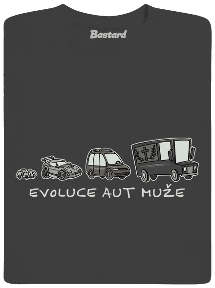 Evoluce aut muže pánské dlouhý rukáv Dark Grey