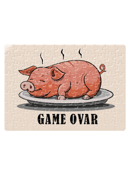 Game ovar puzzle White