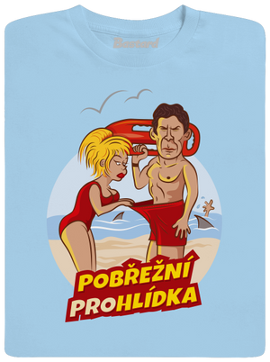 Pobřežní prohlídka pánské tričko Sky Blue