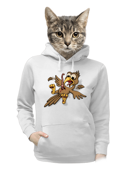 Žížalovetřelec dámská mikina klokanka White