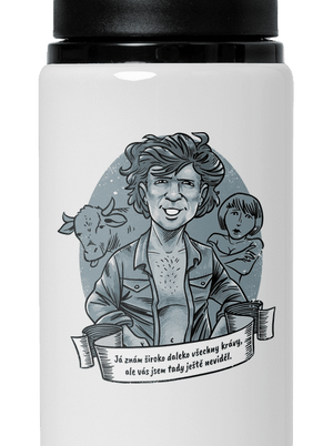 B14: Léto s kovbojem lahev na vodu White