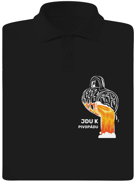 Pivopád pánská polokošile Black