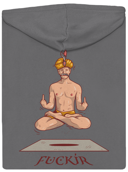 Fuckír dámská mikina na zip Steel Gray