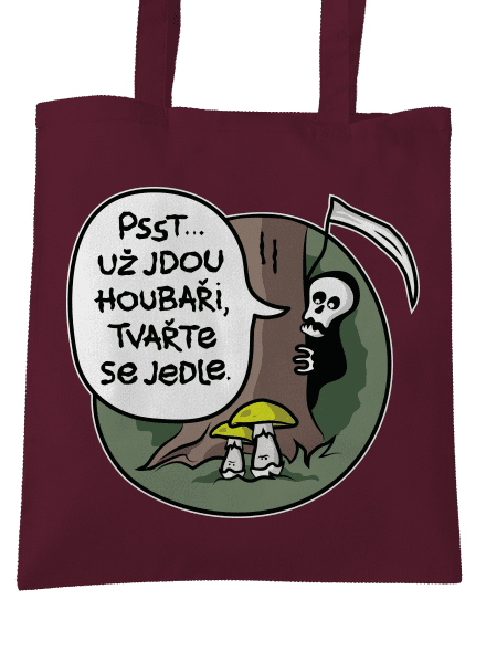 Muchomůrky zelené taška Burgundy