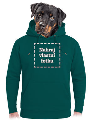 Vlastní potisk unisex mikina premium Emerald Green