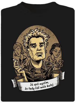 B14: Samotáři pánské sportovní tričko Black