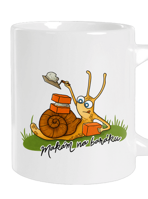 Makám na baráku velký hrnek White