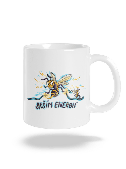 Srším energií klasický hrnek White