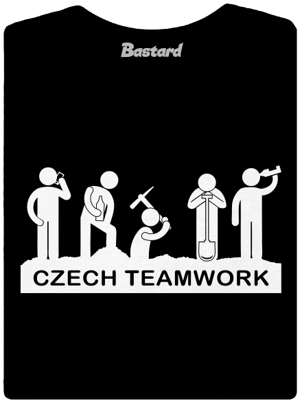 Czech Teamwork dámské tričko premium Black