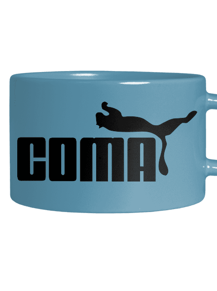 Coma hrnek makronka Blue Macaron
