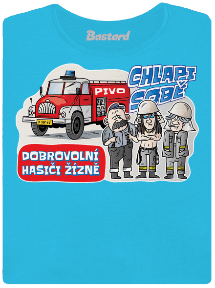 Hasiči žízně dámské tričko Blue Atol