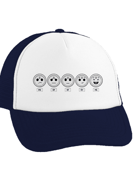 Týden elektrikáře kšiltovka truckerka French Navy cap