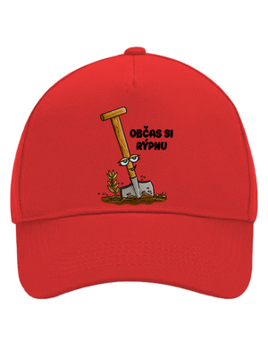 Občas si rýpnu kšiltovka baseballka Classic Red