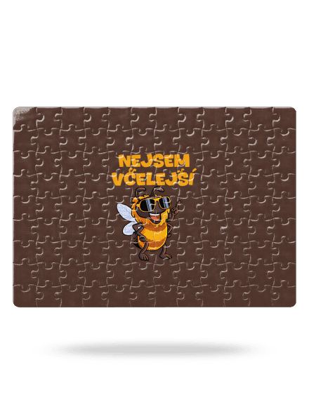Nejsem včelejší puzzle White