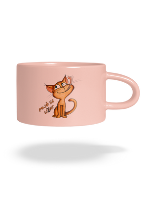 Pojď se lísat hrnek makronka Pink Macaron