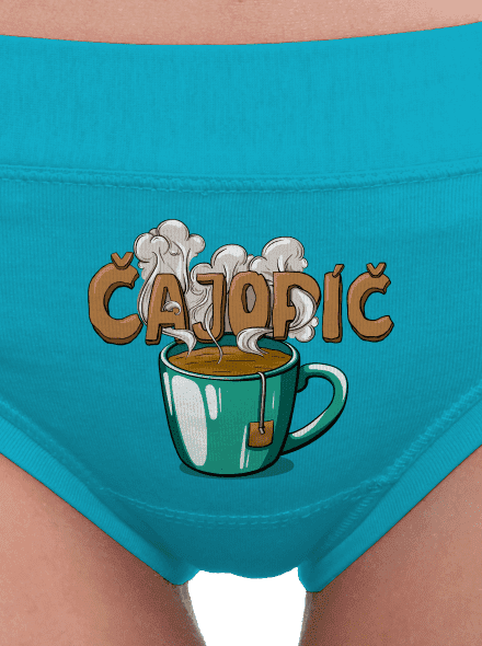 Čajopíč dámské kalhotky Turquoise