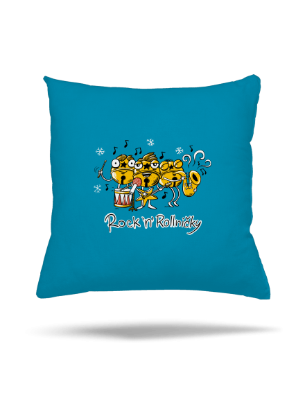 Rock 'n' rollničky polštář Blue Turquoise