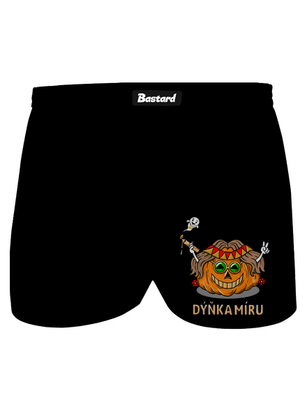 Dýňka míru pánské trenky Black