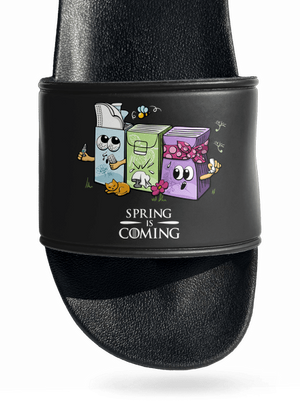 Spring is coming pantofle Black