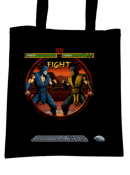 B17: Mortal Kombat taška Black