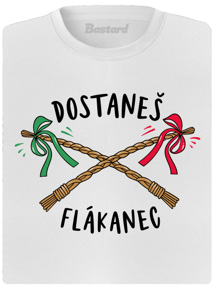 Flákanec dámské sportovní tričko White
