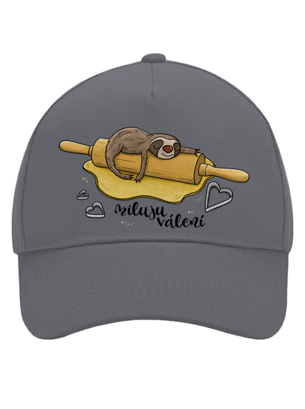 Miluju válení kšiltovka baseballka Graphite grey