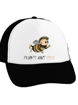 Punks Not Med kšiltovka truckerka Black cap