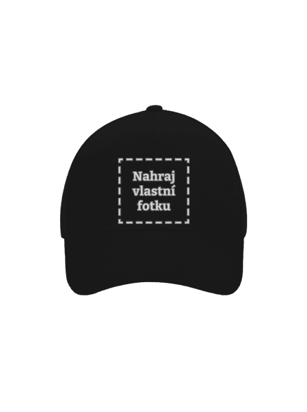 Vlastní potisk kšiltovka baseballka Black