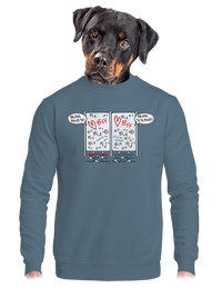 unisex mikina bez kapuce