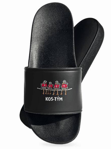 Kos-tým pantofle Black