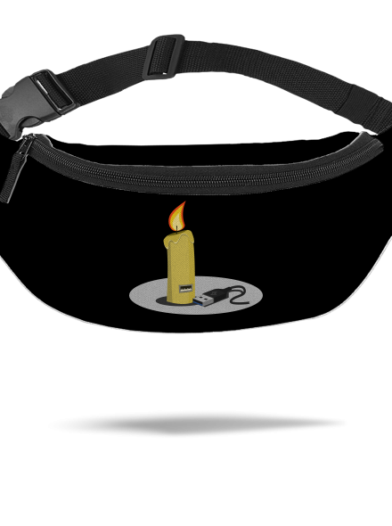 USB svíčka ledvinka Black