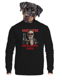 unisex mikina bez kapuce