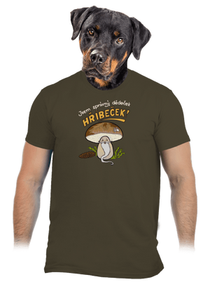 Babka a hříbeček pánské tričko Urban Khaki