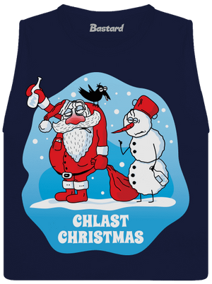 Chlast Christmas dámské tílko volné Navy