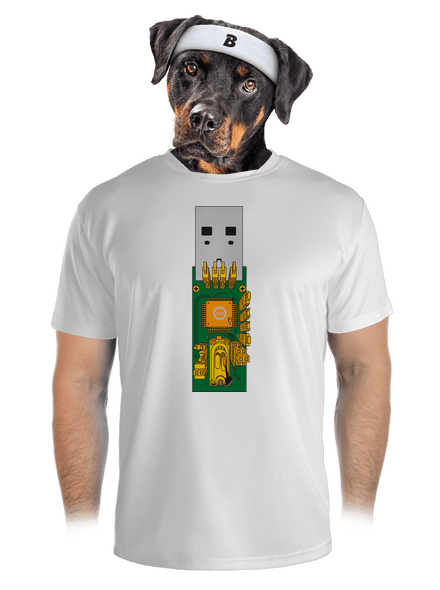 USB city pánské sportovní tričko White