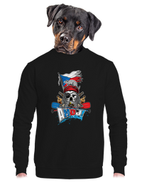 unisex mikina bez kapuce