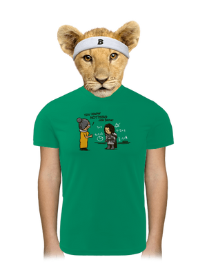 You Know Nothing dětské sportovní tričko Kelly Green Mal