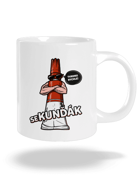 Sekunďák velký hrnek White