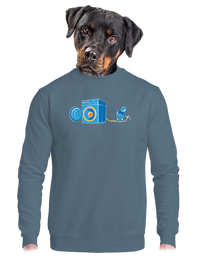 unisex mikina bez kapuce