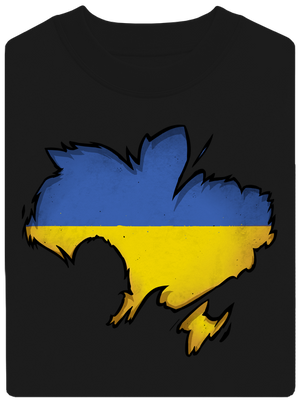 Ukrajina - Inside unisex mikina bez kapuce Black