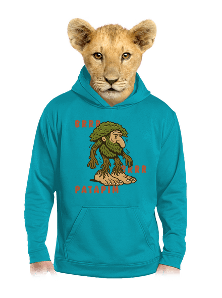 Brrr Brrr Patapim – Italian Brainrot dětská mikina klokanka Hawaiian Blue